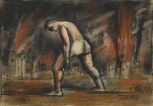 Trauer Oil painting by Karl Wiener