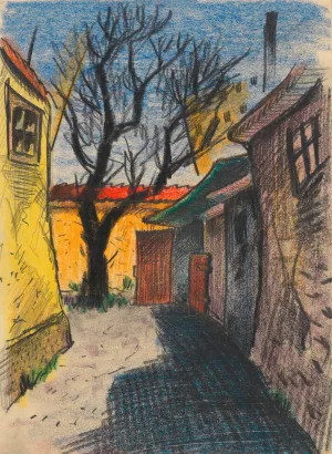 Vorstadt VI Oil painting by Karl Wiener