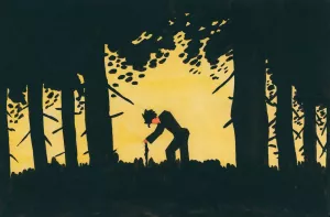 Waldschratt Oil painting by Karl Wiener