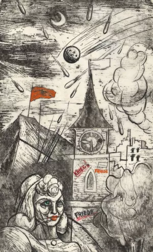 War! Peace Peace by Karl Wiener Oil Painting