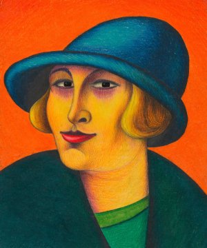 Weib by Karl Wiener Oil Painting