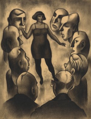 Werbung by Karl Wiener Oil Painting