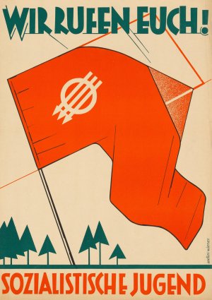 Wir rufen Euch! Sozialistische Jugend by Karl Wiener Oil Painting
