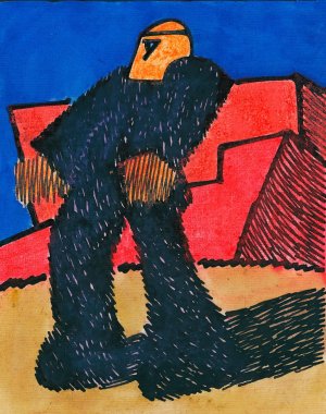 Wucht Oil painting by Karl Wiener