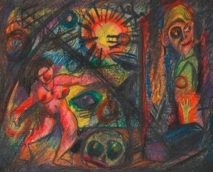 Wuster Traum by Karl Wiener Oil Painting