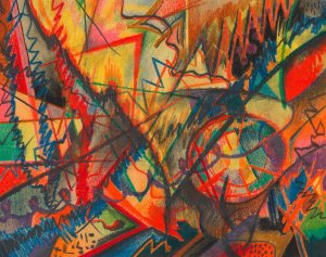 Zerissenheit by Karl Wiener Oil Painting