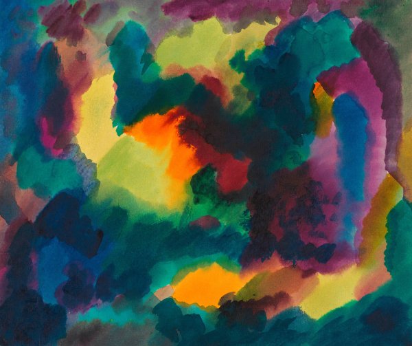 Zersetzung I  by Karl Wiener - Hand-Painted Oil Painting Reproduction