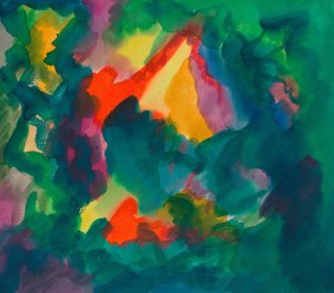 Zersetzung II by Karl Wiener Oil Painting