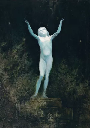 Erscheinung by Karl Wilhelm Diefenbach Oil Painting