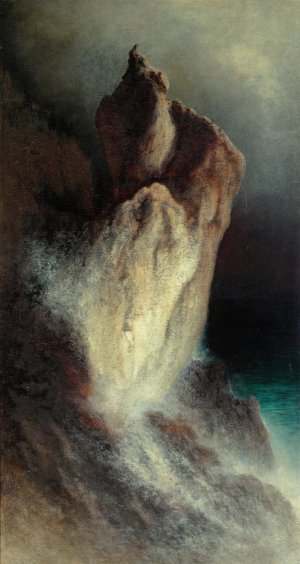 Pizzolungo, Capri by Karl Wilhelm Diefenbach Oil Painting