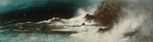 The Storm, Capri by Karl Wilhelm Diefenbach Oil Painting