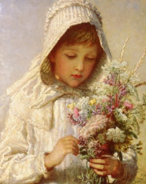 The Month Of September Oil painting by Karl Wilhelm Friedrich Bauerle