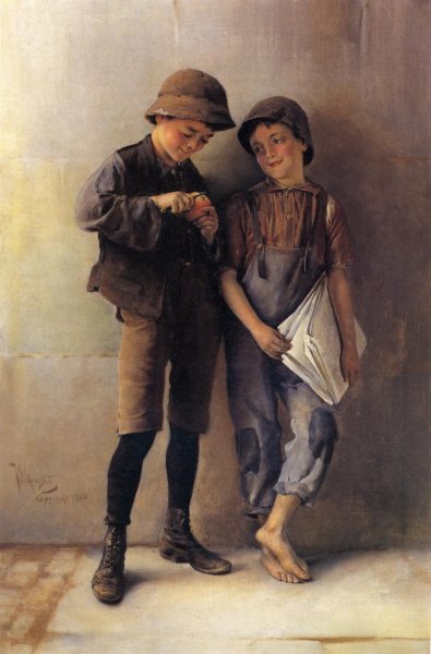 Main Product Photo of Admiration Painting by Karl Witkowski