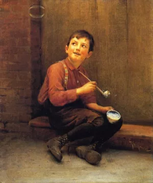 Anticipation painting by Karl Witkowski