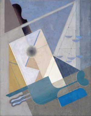 Kompozycja 215A by Karol Hiller Oil Painting