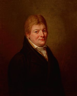 Portrait of Doctor Sej by Karol Schweikart Oil Painting