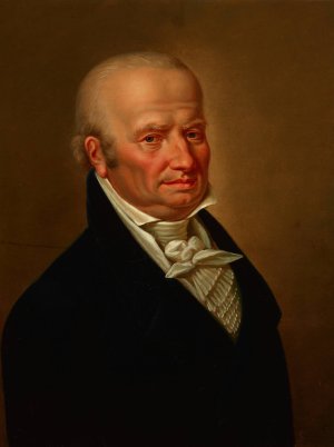 Portrait of Johann Hausner Sr. by Karol Schweikart Oil Painting