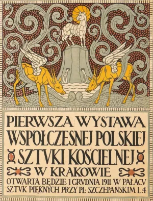 Pierwsza wystawa wspolczesnej polskiej sztuki koScielnej w Krakowie by Karol Zyndram Maszkowski Oil Painting
