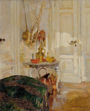 Weises Interieur by Karoline Kubin Oil Painting