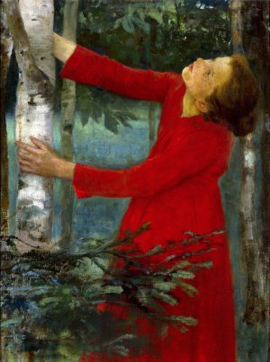 Birdsong by Karoly Ferenczy Oil Painting