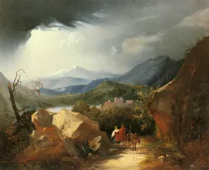 The Path Home by Karoly Marko - Oil Painting Reproduction