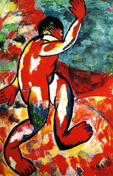Bathers by Kasimir Malevich - Hand-Painted Oil Painting Reproduction