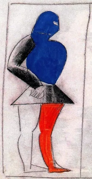 Bully Oil painting by Kasimir Malevich