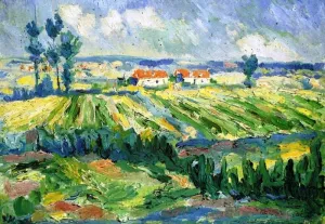 Fields by Kasimir Malevich Oil Painting