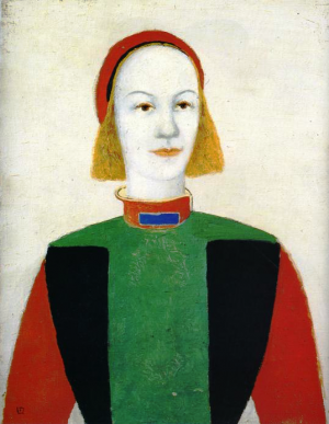 Girl by Kasimir Malevich Oil Painting