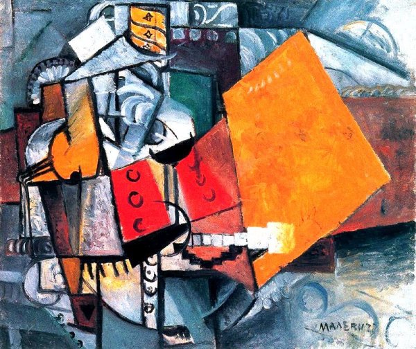 Main Product Photo of Guardsman Painting by Kasimir Malevich
