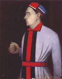 Male Portrait by Kasimir Malevich Oil Painting