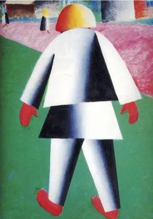 Malevich by Kasimir Malevich - Oil Painting Reproduction