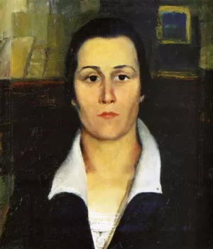 Malevich's Portrait of a Woman Oil painting by Kasimir Malevich