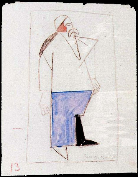 Main Product Photo of Old-Timer Painting by Kasimir Malevich