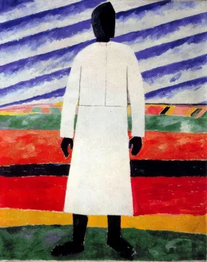 Peasant Woman Oil painting by Kasimir Malevich