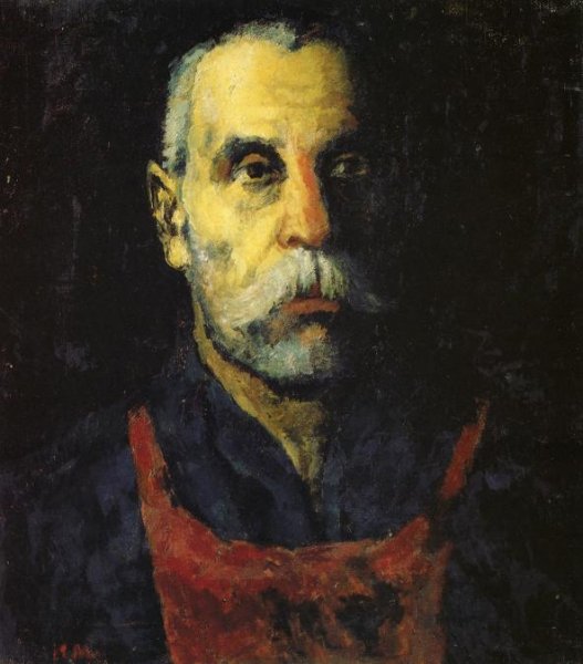 Portrait of a Man by Kasimir Malevich - Hand-Painted Oil Painting Reproduction