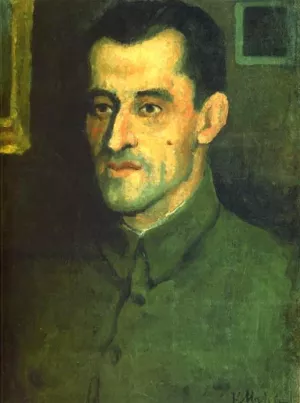 Portrait of V.A. Pavlov by Kasimir Malevich Oil Painting