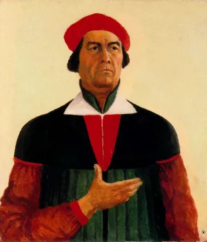 Self Portrait 4 by Kasimir Malevich Oil Painting