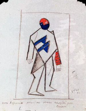 Singer in the Chorus by Kasimir Malevich Oil Painting