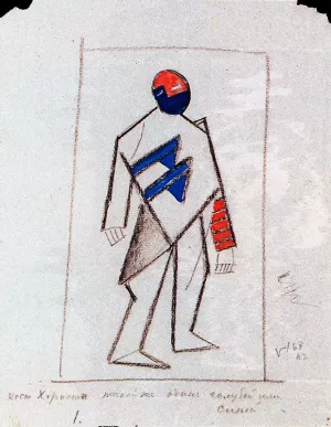 Singer in the Chorus Oil painting by Kasimir Malevich