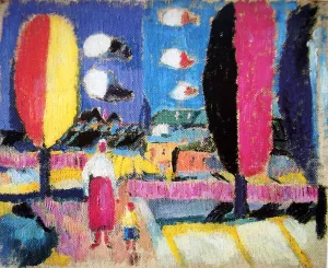 Sketch for the Painting by Kasimir Malevich Oil Painting