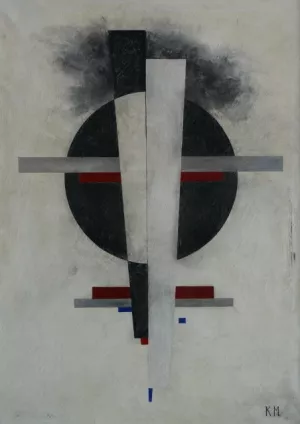 Suprematic II painting by Kasimir Malevich