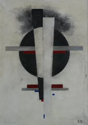 Suprematic Oil painting by Kasimir Malevich