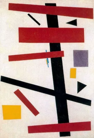 Suprematism 5 painting by Kasimir Malevich