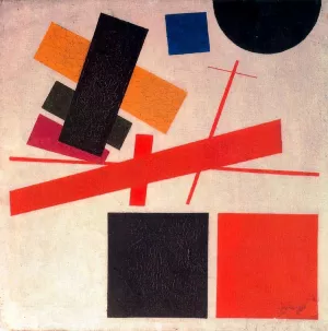 Suprematism: Nonobjective Composition by Kasimir Malevich Oil Painting