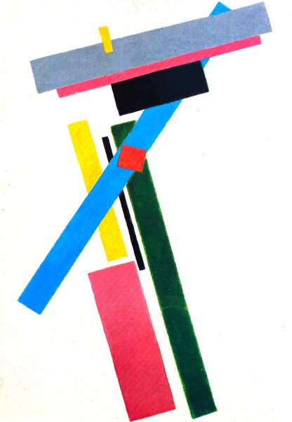 Suprematism by Kasimir Malevich - Hand-Painted Oil Painting Reproduction