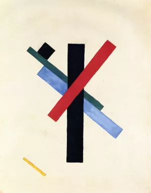 Suprematist Composition painting by Kasimir Malevich
