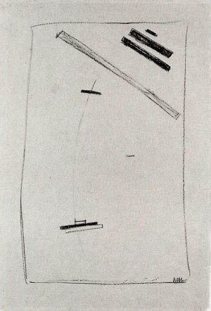 Suprematist Drawing 2 by Kasimir Malevich Oil Painting