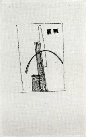 Suprematist Drawing Oil painting by Kasimir Malevich