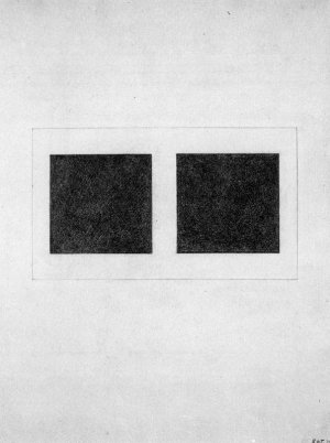 Suprematist Elements: Squares Oil painting by Kasimir Malevich